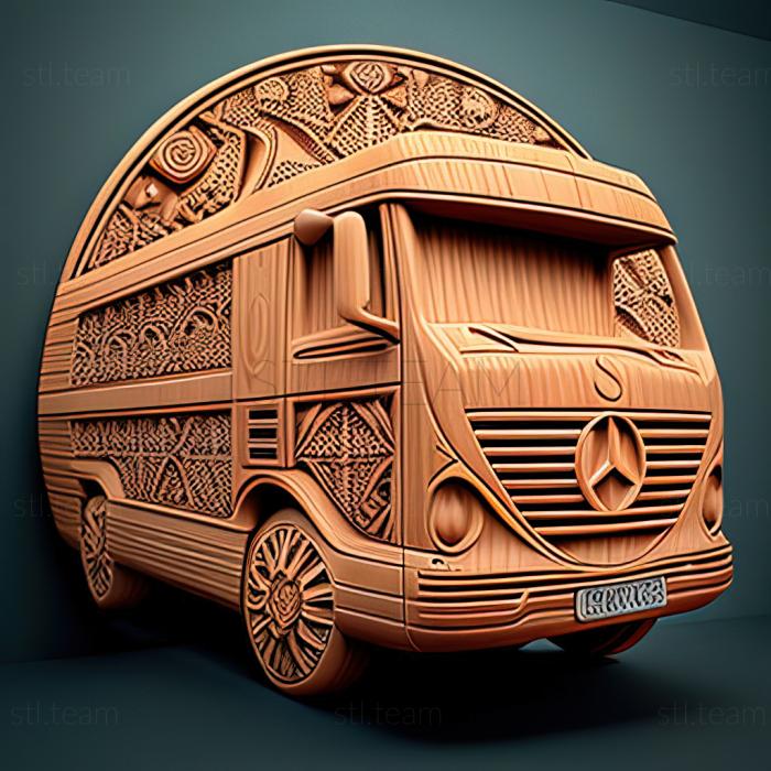 3D модель Mercedes Benz Vario (STL)